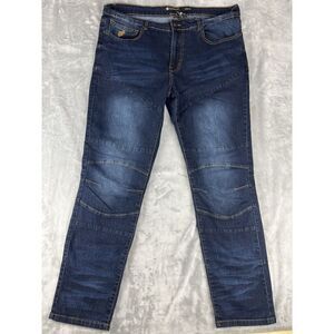 Rocawear Men  Stretch Blue Jean‎ 36x32 Straight Stretch Dark Cotton Denim